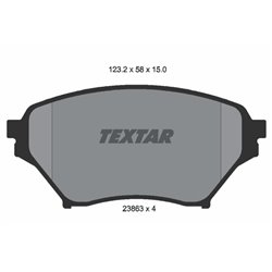 Klocki Textar - TEX2386301