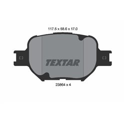 Klocki Textar - TEX2386401