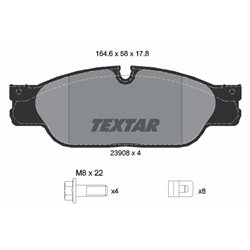 Klocki Textar - TEX2390801