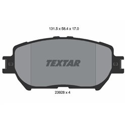 Klocki Textar - TEX2392801
