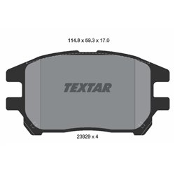 Klocki Textar - TEX2392901
