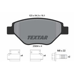 Klocki Textar - TEX2393401