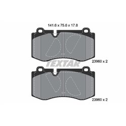 Klocki Textar - TEX2396001