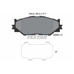 Klocki Textar - TEX2398301