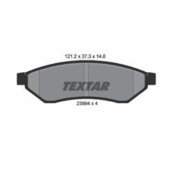 Klocki Textar - TEX2399401