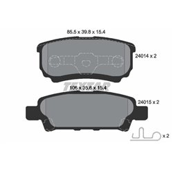 Klocki Textar - TEX2401401