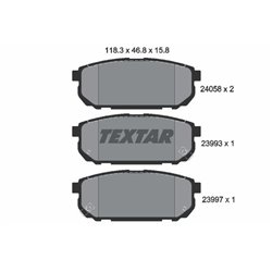 Klocki Textar - TEX2405801