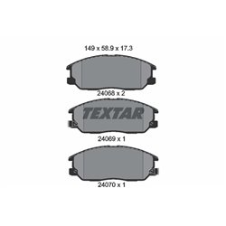 Klocki Textar - TEX2406801