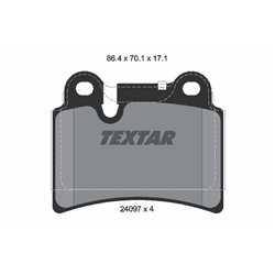 Klocki Textar - TEX2409701