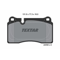 Klocki Textar - TEX2409803