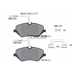 Klocki Textar - TEX2413301