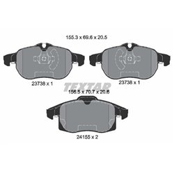 Klocki Textar - TEX2415501