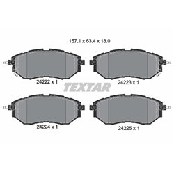 Klocki Textar - TEX2422201