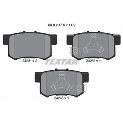 Klocki Textar - TEX2423101