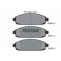 Klocki Textar - TEX2425001