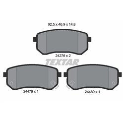 Klocki Textar - TEX2427601