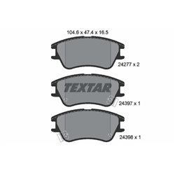 Klocki Textar - TEX2427701