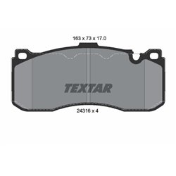 Klocki Textar - TEX2431601