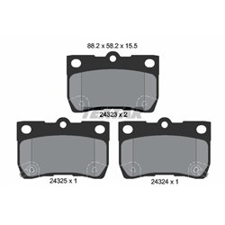 Klocki Textar - TEX2432301