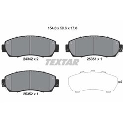 Klocki Textar - TEX2434201