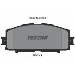 Klocki Textar - TEX2434701