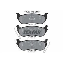 Klocki Textar - TEX2435501