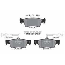 Klocki Textar - TEX2436701