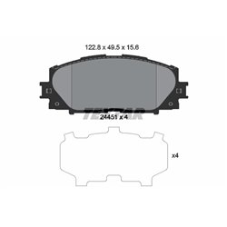 Klocki Textar - TEX2445101