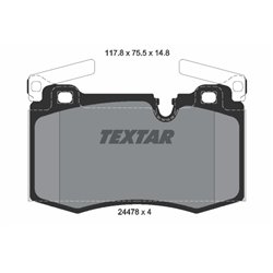 Klocki Textar - TEX2447801