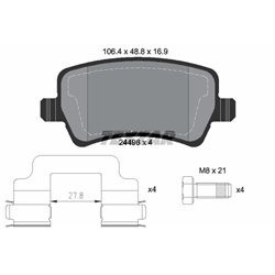 Klocki Textar - TEX2449601