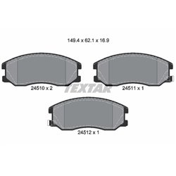 Klocki Textar - TEX2451001