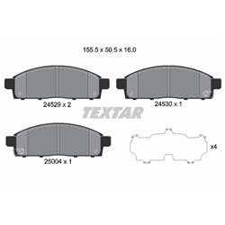 Klocki Textar - TEX2452901