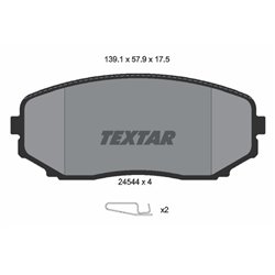 Klocki Textar - TEX2454401
