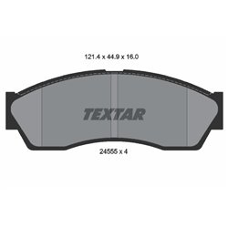 Klocki Textar - TEX2455501
