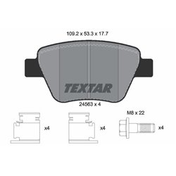 Klocki Textar - TEX2456301