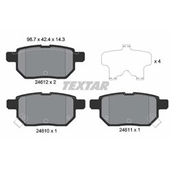 Klocki Textar - TEX2461001