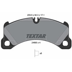 Klocki Textar - TEX2468501