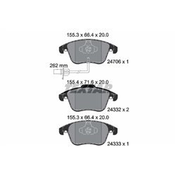 Klocki Textar - TEX2470601