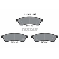 Klocki Textar - TEX2474401