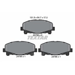 Klocki Textar - TEX2476601