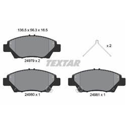 Klocki Textar - TEX2497901