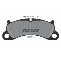 Klocki Textar - TEX2500301