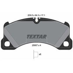 Klocki Textar - TEX2500701