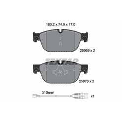 Klocki Textar - TEX2506901