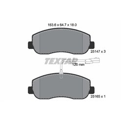 Klocki Textar - TEX2514701