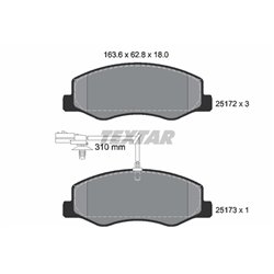 Klocki Textar - TEX2517201