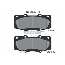 Klocki Textar - TEX2520901