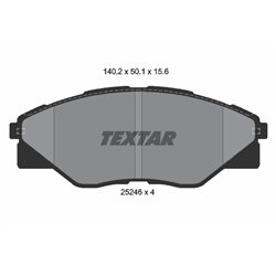 Klocki Textar - TEX2524601