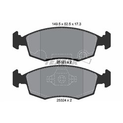 Klocki Textar - TEX2532301