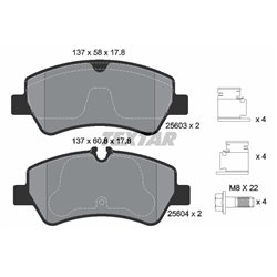Klocki Textar - TEX2560301